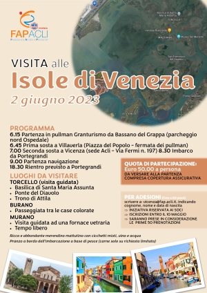 Fap Acli di Vicenza. Al via la prima iniziativa di turismo sociale 2023