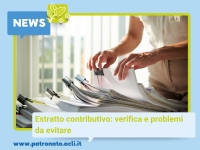 ESTRATTO CONTRIBUTIVO: VERIFICA E PROBLEMI DA EVITARE