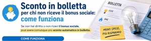 Sconto in bolletta per chi non riceve il bonus sociale: come funziona